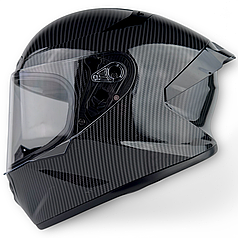 Мотошолом інтеграл MX-821 чорний Carbon DOT
