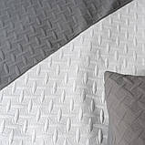 Покрывало 220*240 ЄВРО разміру ТЕП "VINTAGE" 220x240 Цвет - Сірий. Повномірне покривало, фото 6