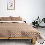 Покрывало 220*240 ЄВРО разміру ТЕП "VINTAGE" 220x240 Цвет - Капучіно. Повномірне покривало, фото 2