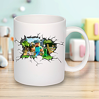 Чашка с принтом "Роблокс"