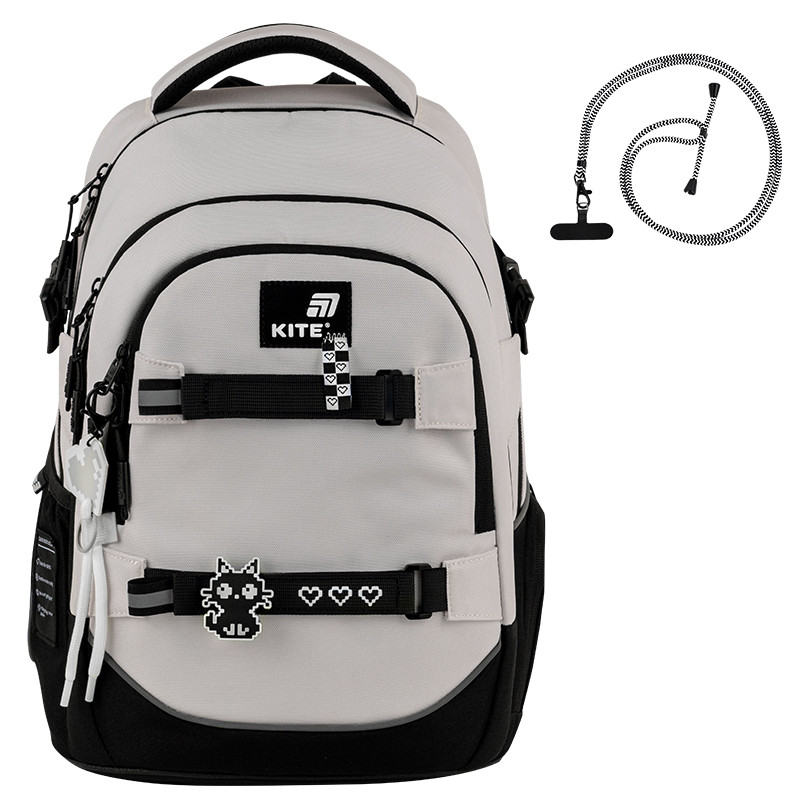 Рюкзак Kite Education teens 727M-3 42x29x20 см, 17 л, 130-145 см