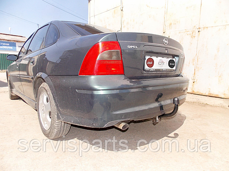 Фаркоп Opel Vectra B 1998-2002 (Опель Вектра Б) без підрізу бампера, фото 1