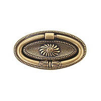 Ручка-кольцо на подкладке современная классика URB-0-178 античное золото 32 мм