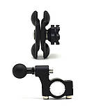 Антивібраційний Мототримач телефону Cliff Top Металеве кріплення кронштейн телефону на кермо мотоцикла, фото 10