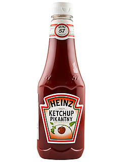 Кетчуп Heinz Пікантний, пласт. пляшка, 570г 10шт/ящ, Нідерланди