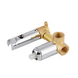 Набор для гигиенического душа Qtap Inspai-Varius округлый QTINSVARCRMV00440501 Chrome, фото 5