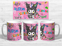 Чашка с принтом "Куроми"