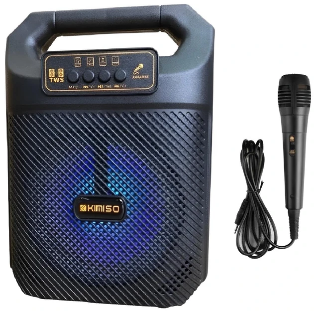 Активна підлогова колонка KIMISO QS-3607 з мікрофоном