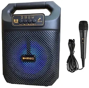 Активна підлогова колонка KIMISO QS-3607 з мікрофоном, фото 1