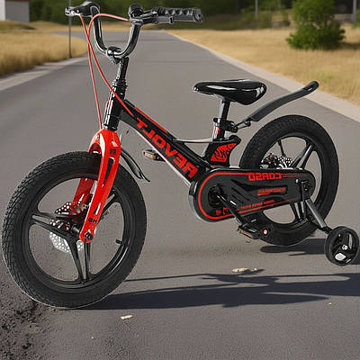 Модний дитячий велосипед лисапед двоколісник 16" хлопчикові та дівчинці для занять спортом Педальний транспорт