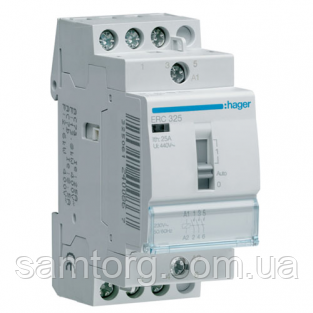 Контактор з ручним керуванням Hager ERC325 25A 3НВ 230W