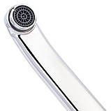 Змішувач для раковини локтьовий Lidz Watt 002M з поворотним виливом (k40) LDWAT002MCRM34861 Chrome, фото 5