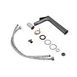 Змішувач для раковини Qtap Presto високий QTPRE269GRP45582 Graphite, фото 4