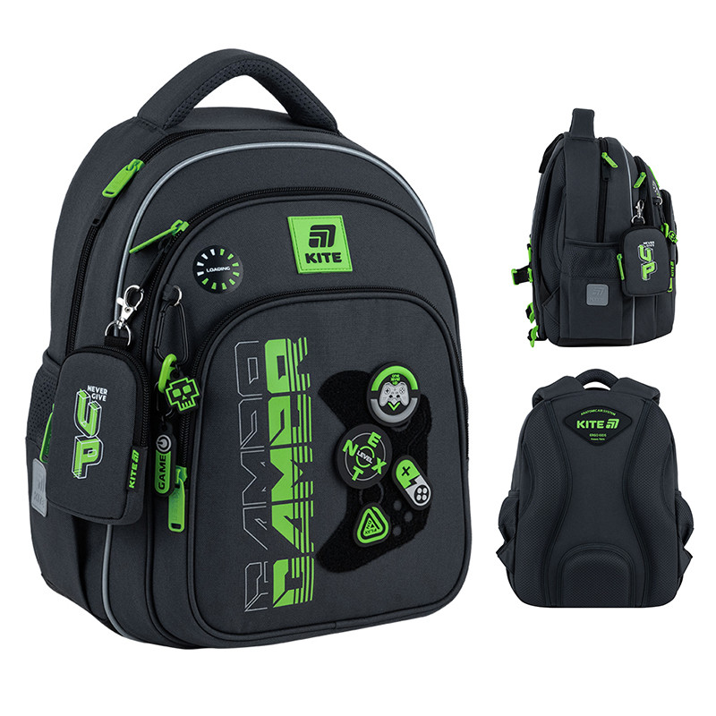 Рюкзак Kite Education 763S-2 Gamer 37x27,5х12,5 см, 13.5 л, 115-130 см
