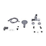 Змішувач для ванни Qtap Leo New (з душовим гарнітуром) QTLEO259CRM45563 Chrome, фото 5