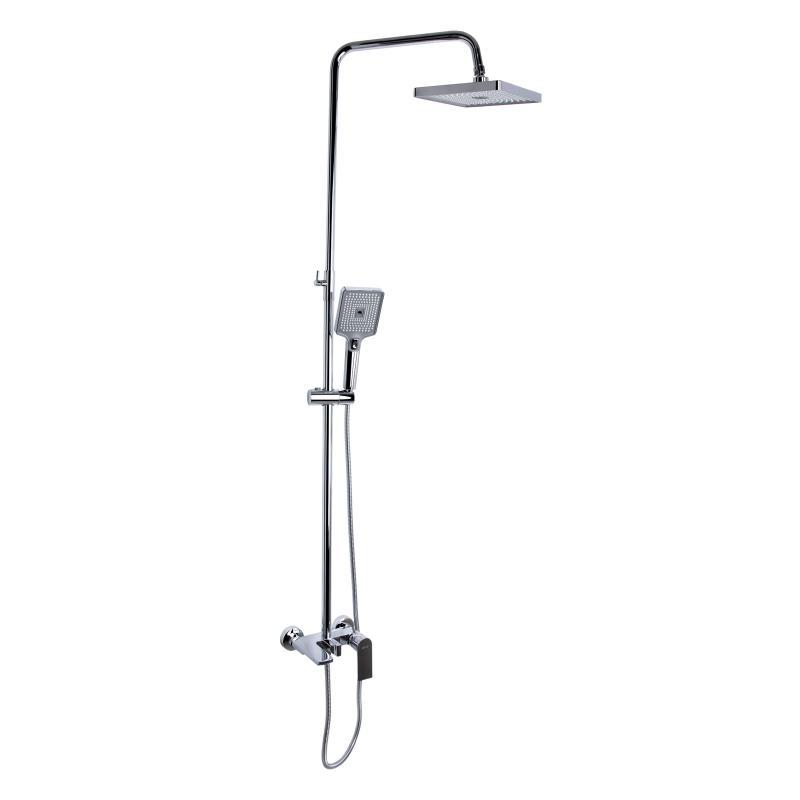 Душова система універсальна Qtap Aries на три споживача (з виливом) QTARI111CRM45560 Chrome, фото 1