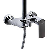 Душова система універсальна Qtap Aries на три споживача (з виливом) QTARI111CRM45560 Chrome, фото 3