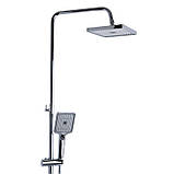 Душова система універсальна Qtap Aries на три споживача (з виливом) QTARI111CRM45560 Chrome, фото 5