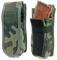 Підсумок закритий одинарний для 2 магазинів АК Cordura мультикам (LE2963)