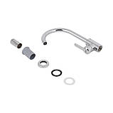 Змішувач для кухні U-образний Brinex Pure 015F U-образний  Chrome BRIPUR015FCRM, фото 5