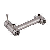 Набор для гигиенического душа со смесителем Lidz Aria 110 округлый LDARI110NKS43393 Nickel, фото 5