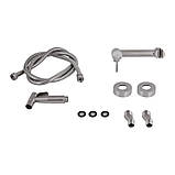 Набор для гигиенического душа со смесителем Lidz Aria 110 округлый LDARI110NKS43393 Nickel, фото 6