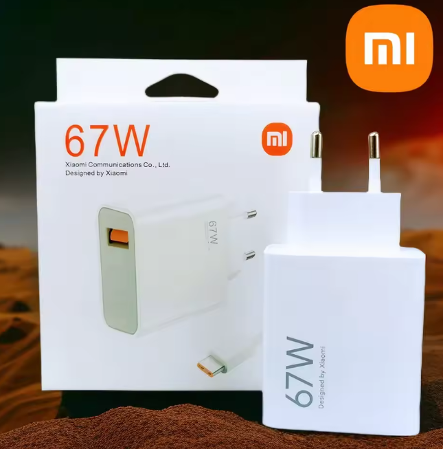 Оригінальний зарядний пристрій Xiaomi 67W Turbo Fast Charge EU Adapter Usb Type C