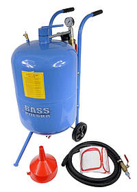 Піскоструминний апарат сифоновий 80 л Bass Polska 4256, Піскоструй напірний, Мобільний піскоструйний апарат