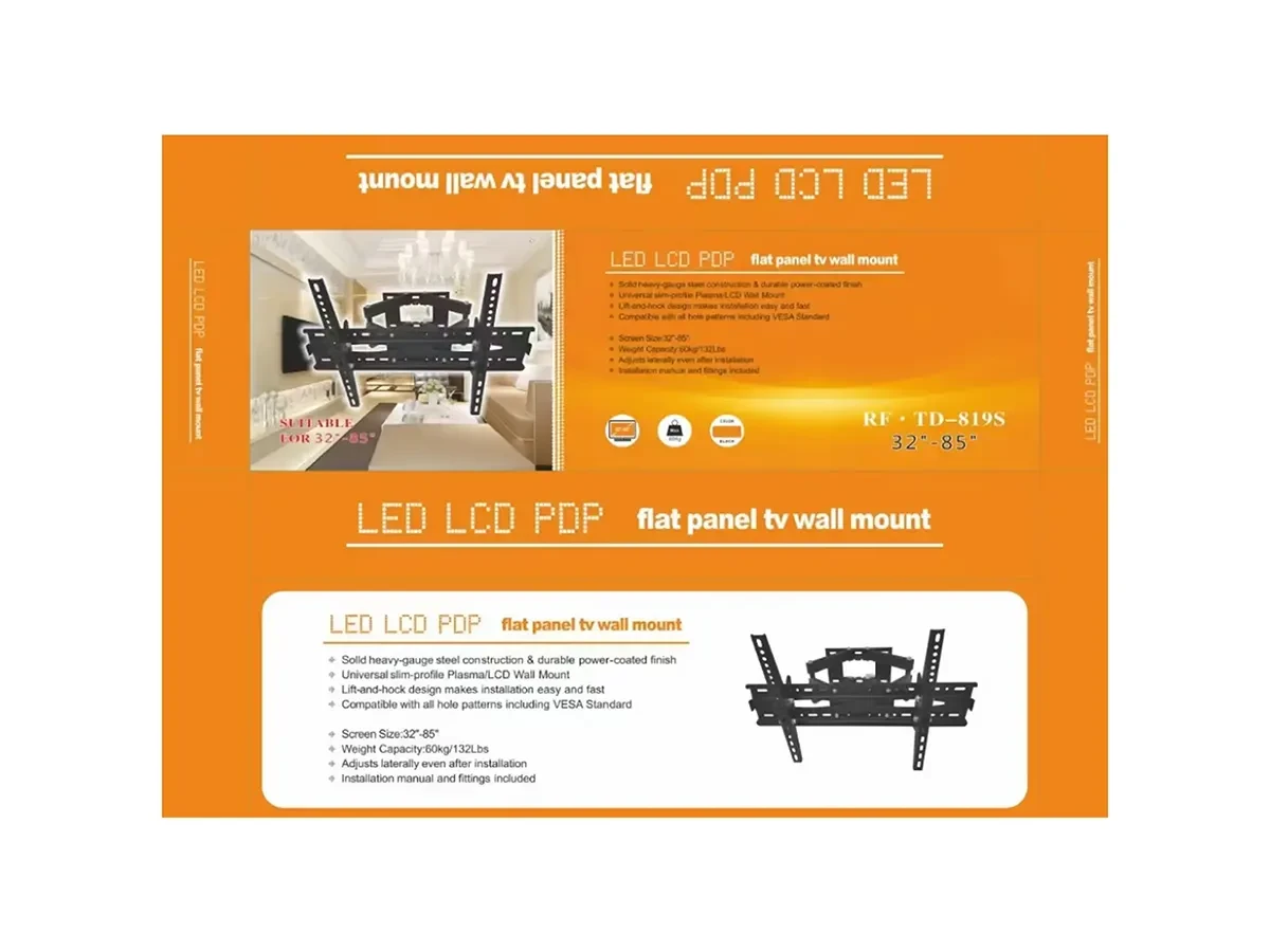 Настінне кріплення для телевізора 32"-85" TD-819S 5шт 6444, фото 1