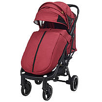 Прогулянкова коляска Yoya Plus Max Червона, рама чорна