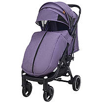 Прогулянкова коляска Yoya Plus Max Фіолетова, рама чорна