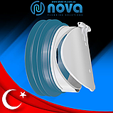 Клапан зворотного ходу для каналізаційної труби 110 мм NOVA 7171N, фото 4