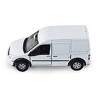 Машинка металева Ford Transit Connect Форд 1:43 білий відкр двері 4*11*5см (250386W), фото 4
