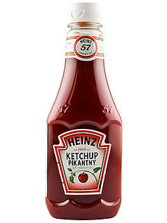 Кетчуп Heinz гострий томатний 455г пл/б 15шт/ящ, Польша