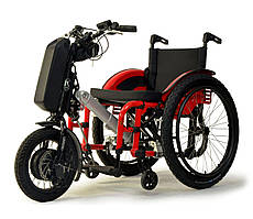 Електричний привод із кріпленням для ручних інвалідних колясок. KLAXON Klick Power Tetra Limited Edition