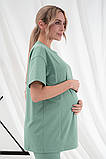 Туніка для вагітних та годування CELESTA TN-25.011 полин, фото 4