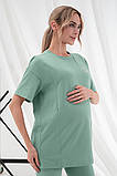 Туніка для вагітних та годування CELESTA TN-25.011 полин, фото 5