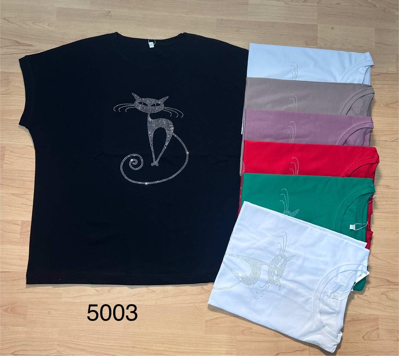 Жіночі футболки зі стразиками "Fashion" Туреччина 56-58 Art: 5003