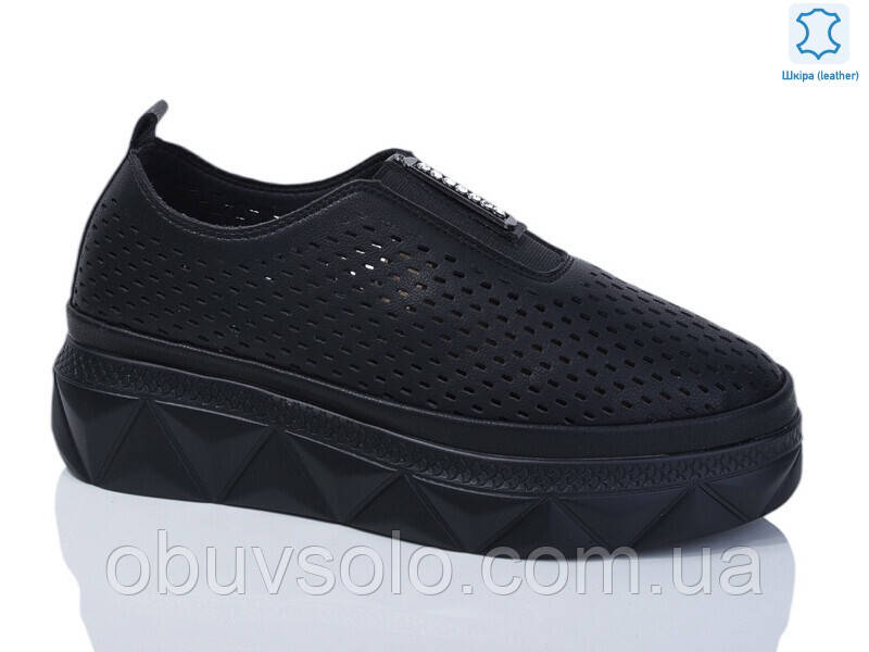 Жіночі шкіряні мокасини Swin, фото 1