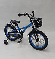 Чотириколісний велосипед для дитини 2+2 Kawasaki-Ninja 16 дюймів від 4 до 7 років