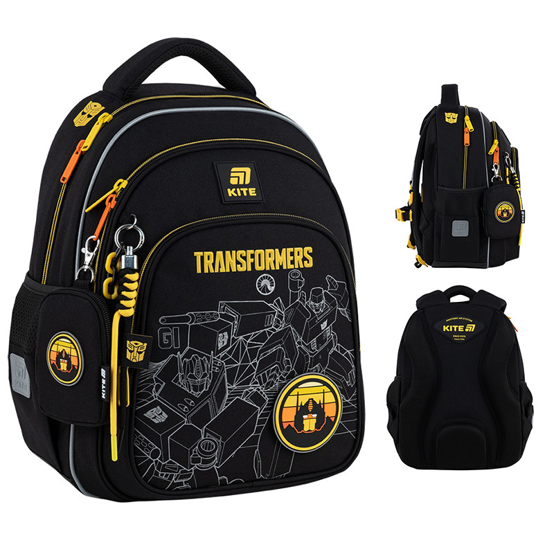 Рюкзак Kite Education 763S Transformers Generation 37x27,5х12,5 см, 13.5 л, 115-130 см