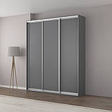 Шафа купе 3 двері 200 х 60 х 240 см N2, фото 4