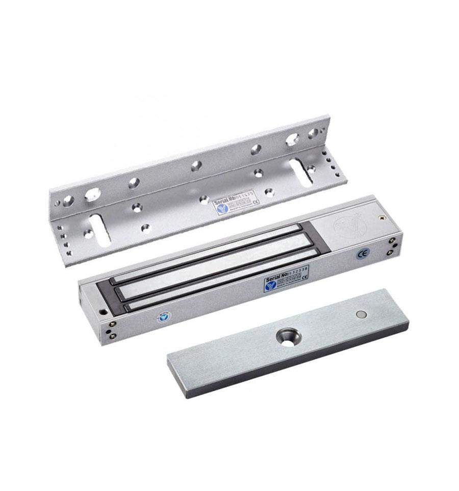 Електромагнітний замок Yli Electronic YM-180 з куточком монтажним Yli Electronic MBK-180L