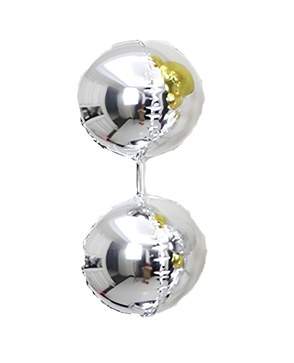 Повітряна куля колір срібло розмір 10 дюймів, фото 1