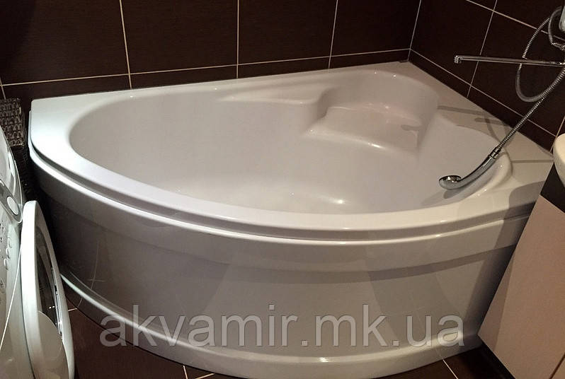 Ванна асиметрична Cersanit Kaliope 153х100 права з ніжками, фото 1