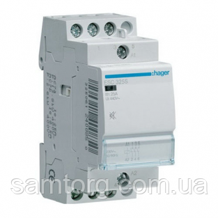 Контактор безшумний Hager ESC325S 25A 3НВ 230W