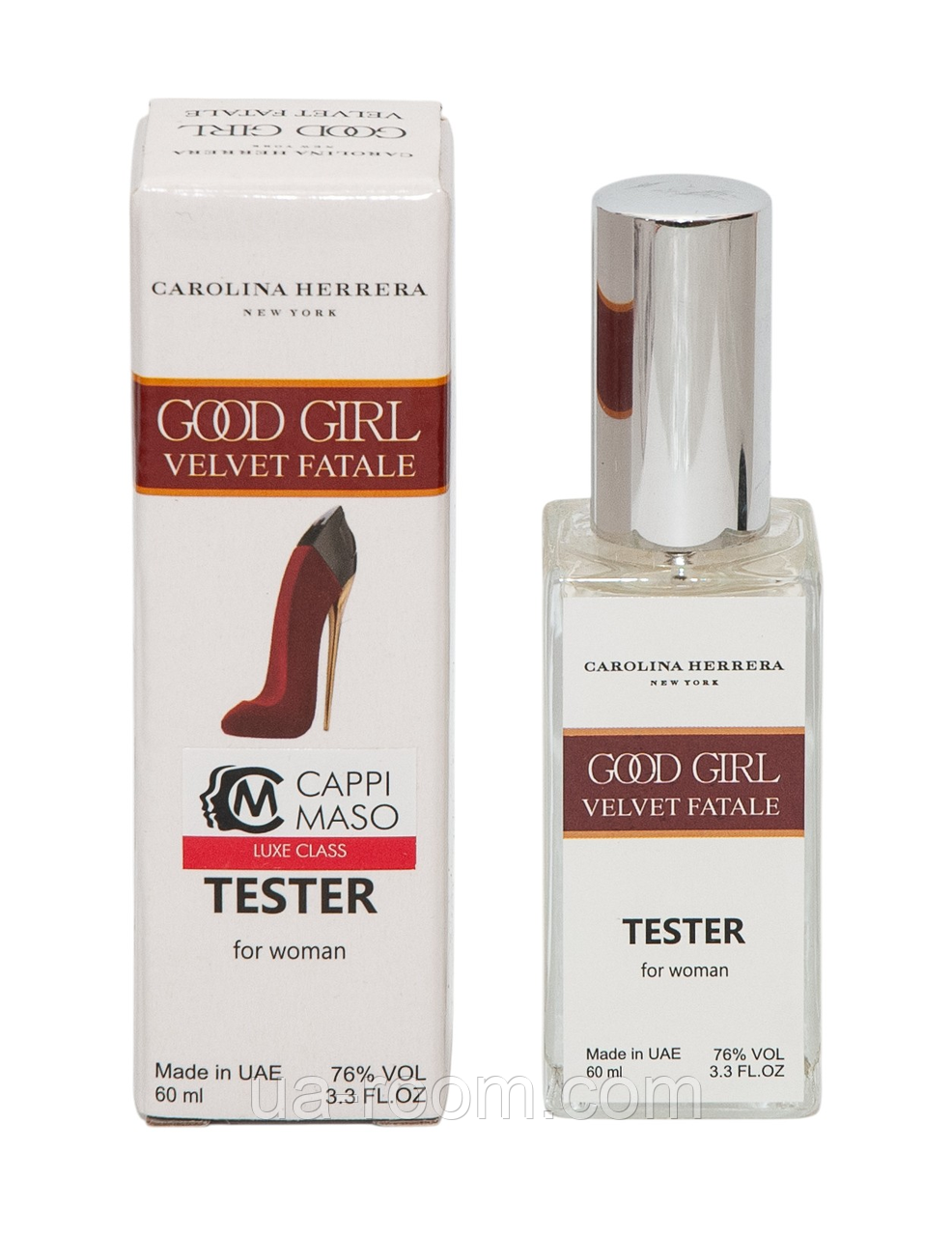 Тестер женский DUTYFREE Carolina Herrera Good Girl Velvet Fatale, 60 мл.