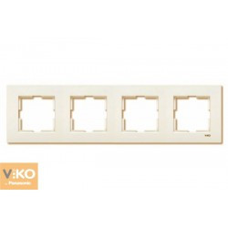 Рамка 4-місцева Крем Karre Viko, 90960213