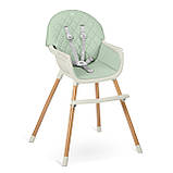 Стільчик для годування Nukido Lilo 63 х 64 х 93 см - м'ятно-білий, фото 4