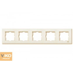 Рамка 5-місцева Крем Karre Viko, 90960214